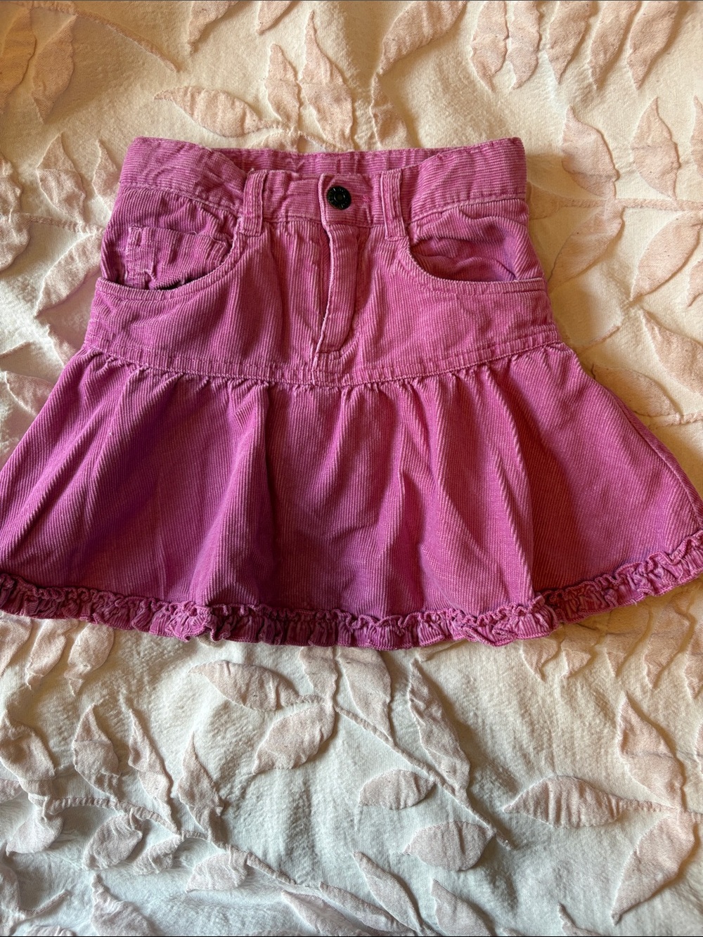 The Children's Place Pink Corduroy Skirt-Style Shorts